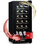 Klarstein - Shiraz 18 Slim Uno Weink&uuml;hlschrank 50l 18fl Touch-bedienfeld 5-18&deg;c
