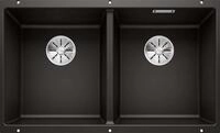Blanco - Subline 350/350 - Silgranitsp&uuml;le, 76x46 Cm, Schwarz 525987