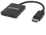 Manhattan 207768 Displayport-splitter Schwarz 4k Ultra Hd