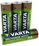 Varta - 4 X Lr06 Aa Wiederaufladbare 1900mah Recycelte Lr06 Aa-batterien
