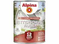 Alpina - Wetterschutzfarbe 2,5 l weiß Holzschutzfarbe