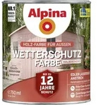 Alpina Wetterschutzfarbe Halbdeckend 0,75 L Kirschbl&uuml;tenrosa Holzschutzfarbe