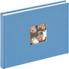 Design - Fotoalbum Fun, mit Fotoausschnitt, Blau (Navy), 22 x 16 cm - Walther