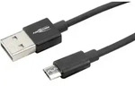 Ansmann Micro Usb Kabel 200 Cm Ladekabel / Datenkabel Mit Aluminium Geh&auml;use