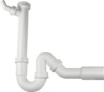 Geruchverschluss (siphon) 1,5 X40/50mm - Blanco