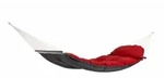 Xxl Stabh&auml;ngematte Fat Hammock Red Inkl. Passendem Kissen Ca. 187 - 237 X 146 Cm -