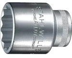 Steckschl&uuml;sseleinsatz 50 1/2 &prime;&prime; 12-kant Schl&uuml;sselweite 19 Mm L&auml;nge 38 Mm
