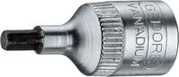 Gedore - Steckschl&uuml;sseleinsatz In 20 1/4 &Prime; Innen-6-kant Schl&uuml;sselweite 6 Mm