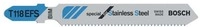 2608636499 - Set 3 Lame Per Seghetto Alternativo T 118 Efs Basic For Inox