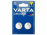 Batterie Lithium, Knopfzelle, CR2450, 3V, 2er pack (06450 101 402) - Varta