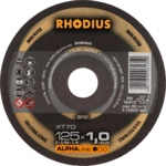 Xt70, 100 St&uuml;ck, 125 X 1,0 Mm, Trennscheibe - Rhodius