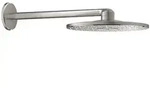 Rainshower Smartactive - Kopfbrause 310, Duscharm 43 Cm, 2 Strahlarten, Supersteel