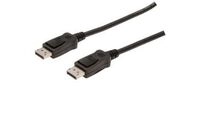 Digitus Displayport-kabel Herren 20-poliger Displayport Herren Schwarz 