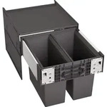 Select - Einbaum&uuml;lleimer, Geteilt, Volum 32 L 526200 - Blanco