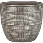 Scheurich - Corteza, Blumentopf Aus Keramik, Farbe: Pimienta, 18,8 Cm Durchmesser,