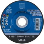 Pferd Tools Schruppscheibe E 125x7,2x22,23 Mm Zirkon Speziallinie Sgp Steel F&uuml;r