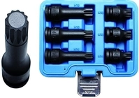 Bgs Technic - Kraft-bit-einsatz-satz Antrieb Innenvierkant 12,5 Mm (1/2')