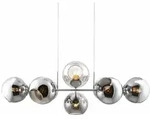 H&auml;ngelampe Pendelleuchte Glas 8 Flammig H&auml;ngeleuchte Verstellbar Glaskugel