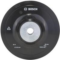 Bosch Schleifteller F&uuml;r Winkelschleifer, Spannsystem, 125 Mm