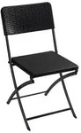 Perel - Klappstuhl - In Rattan-optik