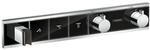 Rainselect - Thermostat-duscharmatur - Unterputz F&uuml;r 3 Verbraucher, Schwarz /