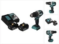 Makita Dhp 484 Rf Akku Schlagbohrschrauber 18 V 54 Nm Brushless + 2x Akku 3,0...