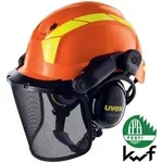 Uvex - Forsthelm Schutzhelm Mit Visier Orange Pheos Forestry 9774
