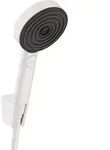 Pulsify Select - Brausegarnitur, 3 Strahlarten, Mit Halten Und Schlauch 125 Cm, Wei&szlig;