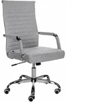 B&uuml;rostuhl Amadora Grau Stoff