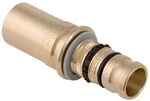 Geberit Mepla &Uuml;bergang Auf Mapress, Mit Einschubende, D 20mm, D1 22mm, Rotguss