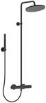 Ideal Standard - Ceratherm - Duschset T25 Mit Thermostat, 30 Cm, 1 Strahl, Schwarz