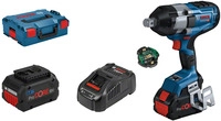 Bosch Akku-drehschlagschrauber Gds 18v-1050 Hc Mit 2x Akku Procore18v 8.0ah In L-boxx