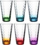 Leonardo Set Von Bunten Gl&auml;sern 300 Ml 13 Cm