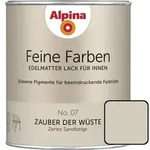 Alpina Feine Farben Lack No. 07 Zauber Der W&uuml;ste Sandbeige Edelmatt 750 Ml