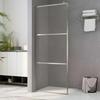 Duschwand für Begehbare Dusche，Duschtrennwand mit Klarem ESG-Glas 100x195 cm