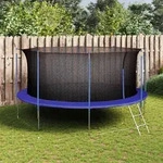 Sicherheitsnetz F&uuml;r 4,57 M Runde Trampoline Vidaxl