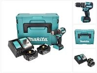 Dhp 487 Rfj Akku Schlagbohrschrauber 18 V 40 Nm Brushless + 2x Akku 3,0 Ah +