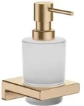 Hansgrohe Addstoris - Lotionspender Mit Halter, Glas Matt/bronze Geb&uuml;rstet 41745140