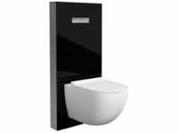 Vitrus Stand-Spülkasten für Wand-WCs schwarz/aluminium gebürstet...
