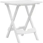 Gartentisch Klappbar 44,5x38,5x50 Cm Wei&szlig; Vidaxl