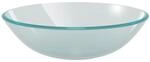 Vidaxl Basin Tempered Glass 42 Cm Frosted