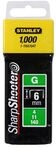 Klammern Typ G 6mm 1000 St. 1000 Stk - Stanley