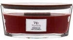 Woodwick Zimt Chai Duftkerze In Elegantem Rot