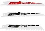 Ryobi Rak3rbwm Kit 3 Klingen 3/6/18tp Gerade S&auml;ge S&auml;bel Holz Metall