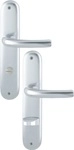 Hoppe - Langschildgarnitur T&ocirc;ky&ocirc; 1710/273p Aluminium F1 Sk/ol 78 Mm Din Links /