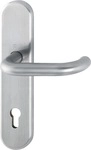 Hoppe - Langschild-halbgarnitur Paris E138f/3310 Va F69 Pz 92mm Din L/r