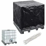 Abdeckung F&uuml;r Ibc-tank 8 &Ouml;sen 116x100x120 Cm Vidaxl