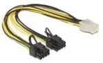 Delock 83433 Cable De Internal Power 0.3 M - Cables De Internal Power (0.3 M, Pci-e