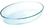 Ovale Schale 39cm Glas Pyrex 347b000/5044