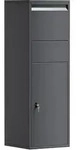 Wiltec Paketkasten Anthrazit 460 X 450 X 1400 Mm, Paketbox Zuhause, Private